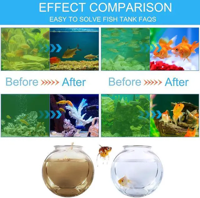 Alt view image 5 of 7 - Aquarium Clean Light3 W mini &13W Submersible Light with UV Test Card,Aquarium Water Clean Green Clear Waterproof Clean Lamp for Pond,Swimming Pool,Indoor (3W MINI)