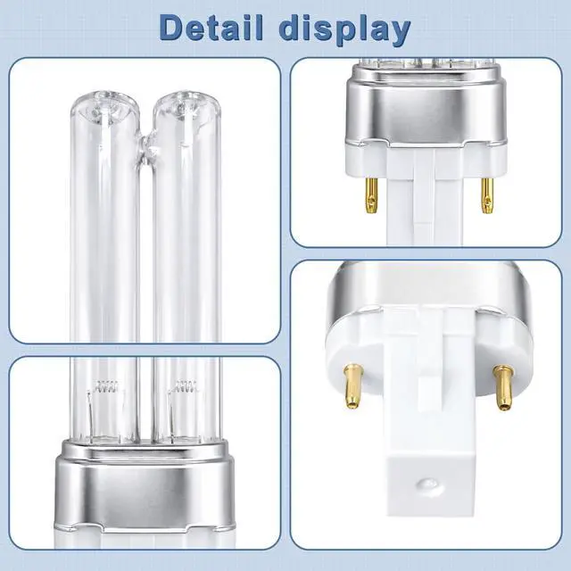 Alt view image 3 of 7 - 9W UV-C Light Bulb Compatible with R18 R18D R2000 HVAC Systems