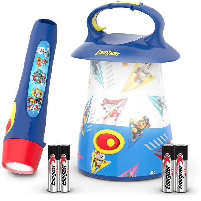 Main image of PAW Patrol Kids LED Lantern and Handheld Flashlight Combo Pack, Great Lightweight LED Flashlights for Kids, Batteries Included