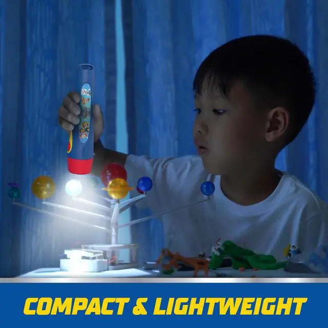 Alt view image 6 of 7 - PAW Patrol Kids LED Lantern and Handheld Flashlight Combo Pack, Great Lightweight LED Flashlights for Kids, Batteries Included