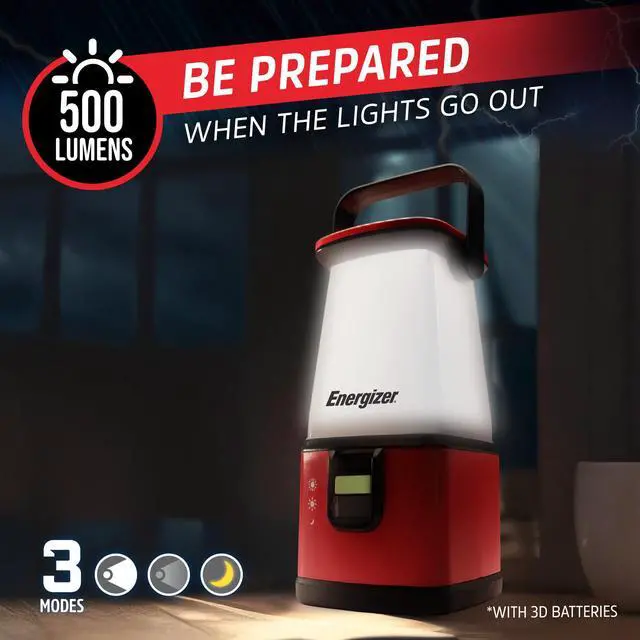 Alt view image 2 of 7 - WeatheReady LED Camping Lantern PRO-360, IPX4 Water Resistant Tent Light, Ultra Bright Battery Powered Lanterns for Camping, Outdoors, Emergency Power Outage