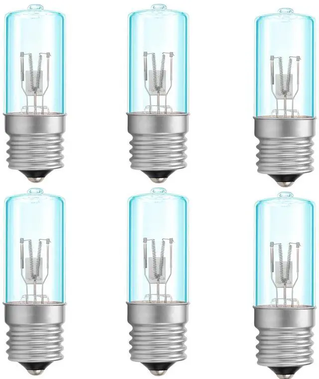 Main image of 6 PCS LB1000 3W UVC Replacement Light Bulb, E14/E17 Intermediate Base