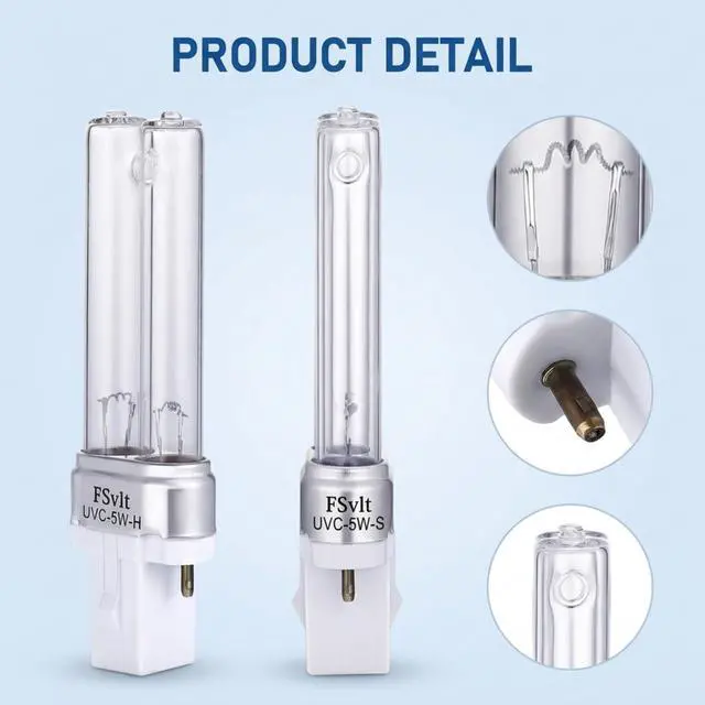 Alt view image 3 of 7 - 3 Pcs Lb4000 Bulb Light Replacement 5 W Uv-c Bulb Compatible with Germ Guardian Ac4300bptca Ac4825 Ac4850 Ac4850pt Ac4900 Ac4900ca Ac5300b Ac5350b Ac5350 Air Purifiers