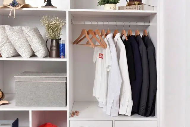 Alt view image 7 of 7 - Slightly Curved Hanger Set - Solid Wood Coat Hangers with Stylish Chrome Hooks - Heavy-Duty Clothes, Jacket, Shirt, Pants, Suit Hangers (Natural, 10)
