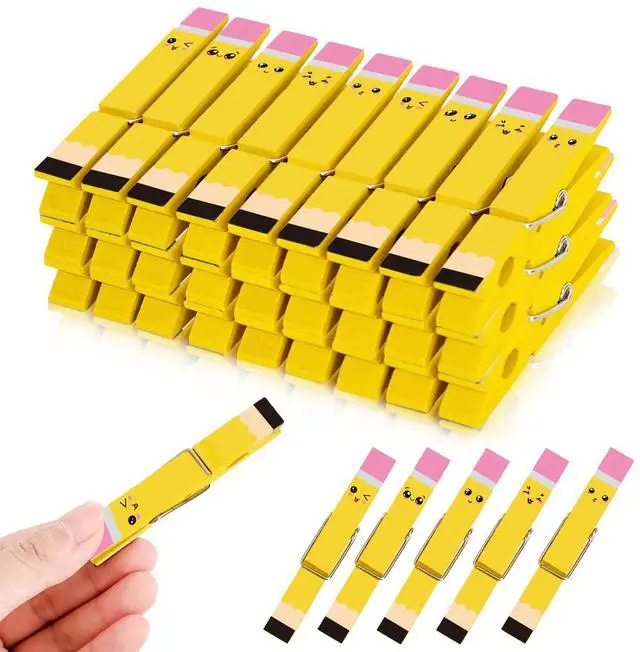 Main image of 50 Pcs Back to School Clothespins