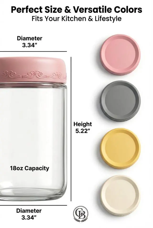 Alt view image 2 of 6 - 16 oz 4-Pack Overnight Oats Containers with Lids