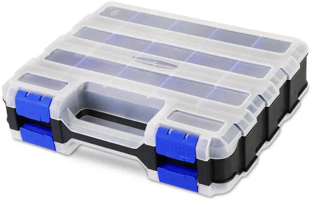 Main image of Small Parts Organizer Storage Case Tools Box 34-Compartments