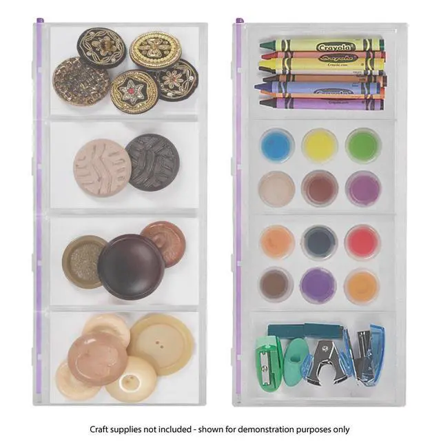 Alt view image 5 of 5 - Craft Mates Bead Organizer, 4 Locking Compartments, Plastic Storage (2XL)