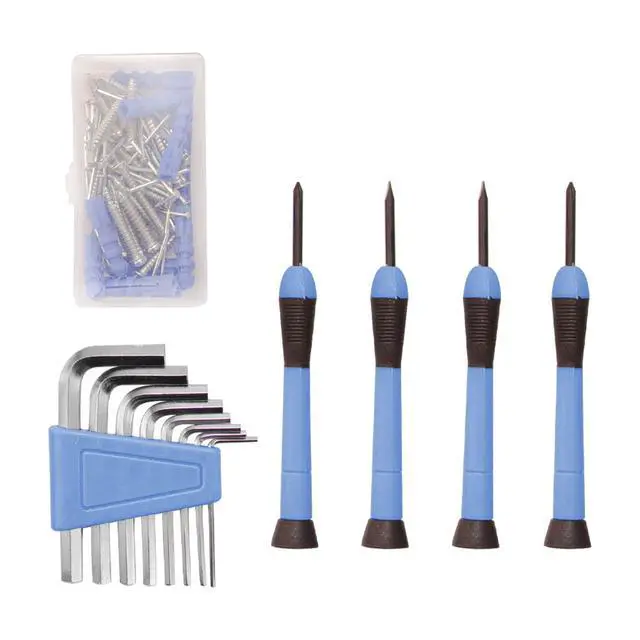 Alt view image 6 of 7 - Complete Household Tool Set, Blue Hand Kit With Storage Case