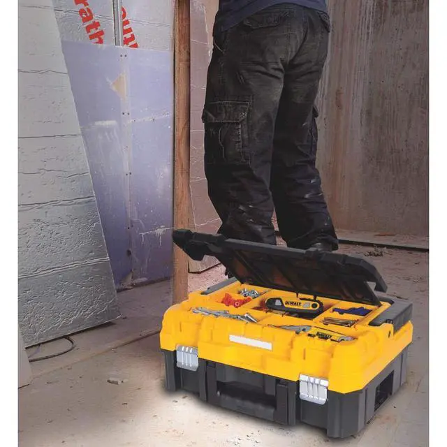 Alt view image 2 of 5 - TSTAK Tool Organizer, Small Parts and Screw Organizer Tool Box with Removable Compartments, (DWST17805)