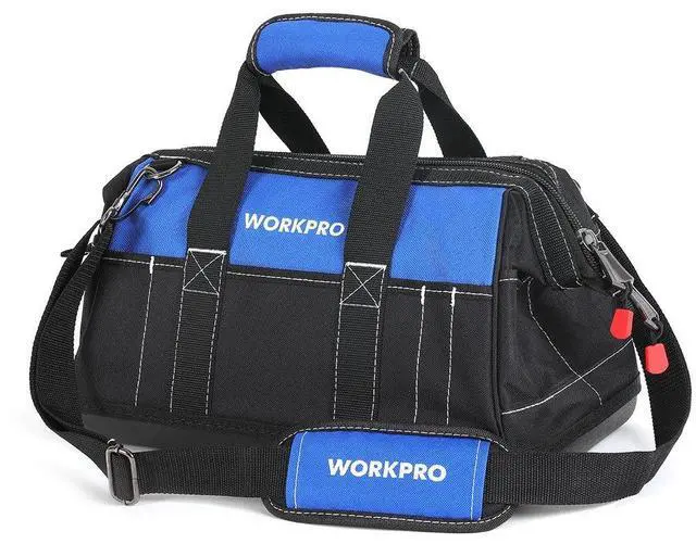Main image of 16-inch Wide Mouth Tool Bag with Water Proof Molded Base