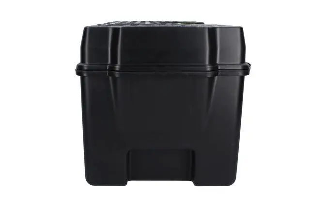 Alt view image 5 of 5 - Tool Box - 21" x 11" x 10" Mobile Tool Carrier with Moulded ABS Plastic Construction & Dual Latching Metal Clasp Design - CPS20 , Black