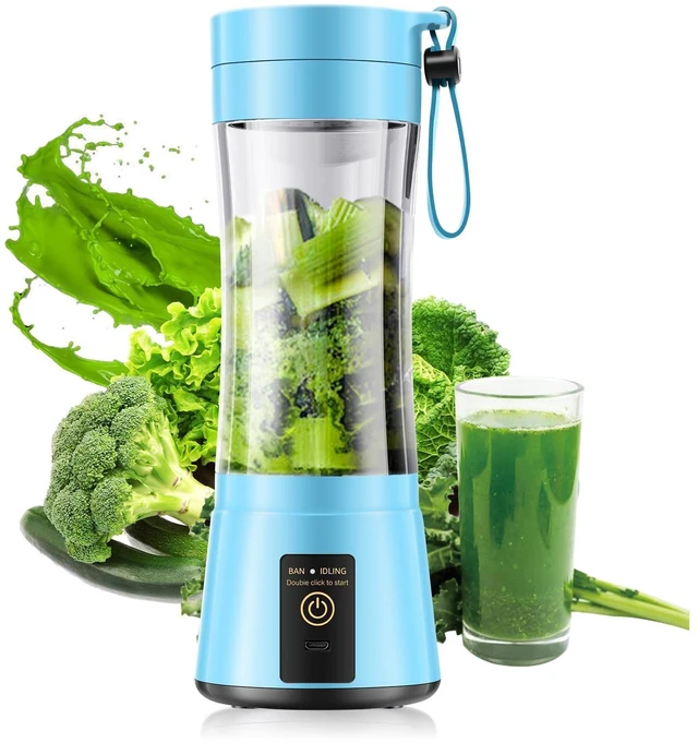 Main image of Portable Personal Cordless Mini Blender - Blender Make Smoothies & Shakes