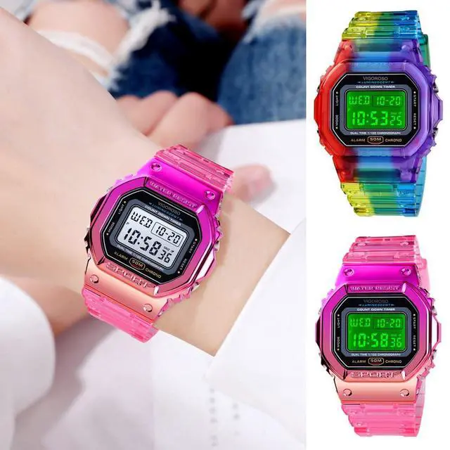 Alt view image 4 of 6 - Digital Watches for Women Waterproof Men's Wrist Watches for Men