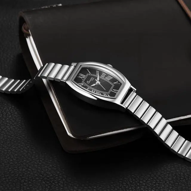 Alt view image 2 of 7 - Women's Bracelet Wrist Watches: Ladies Vintage Retro Gold Silver Stainless Steel Band Band Elegant Quartz Watch