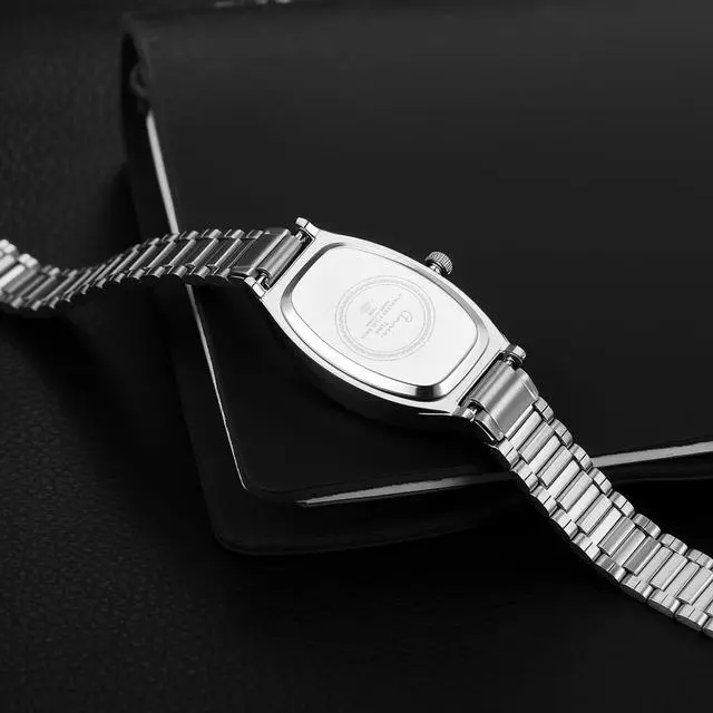 Alt view image 3 of 7 - Women's Bracelet Wrist Watches: Ladies Vintage Retro Gold Silver Stainless Steel Band Band Elegant Quartz Watch