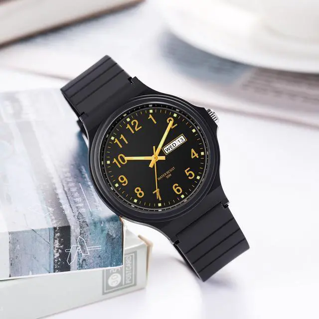 Alt view image 3 of 7 - Women's Watch Waterproof Ladies Watches Sport Wrist Watch Nurse Analog Simple Minimalist Casual Watch Dress Wristwatch with Day Date White Black Pink Gold Green Purple