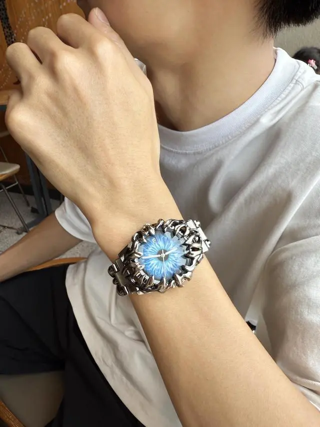 Alt view image 3 of 7 - Halloween Horror Watch Men's Fashion Stainless Steel Retro Minimalist Waterproof Fashion Simple Business Wrist Watch for Men Unisex Dress