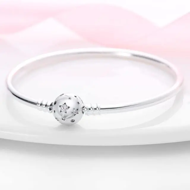Alt view image 2 of 5 - Charm Bracelet for Pandora Charms 925 Sterling Silver Snake Chain Bracelet Fit Any Charm Gift for Women