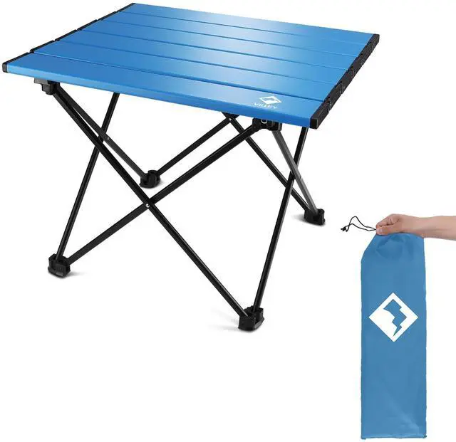 Main image of Portable Camping Side Table, Ultralight Aluminum Folding Beach Table