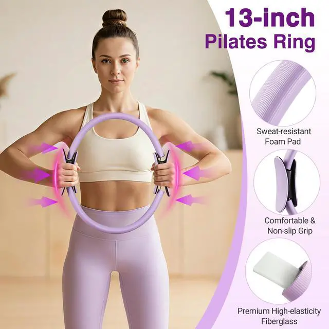 Alt view image 2 of 7 - Home Pilates Kit Home Workout Essentials Set for Women Full-Body Exercise