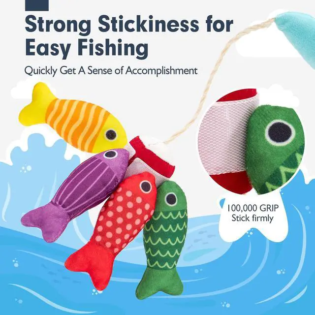 Alt view image 3 of 7 - Montessori Toys for 1 Year Old Boy Girl Birthday Gift-Fishing Game