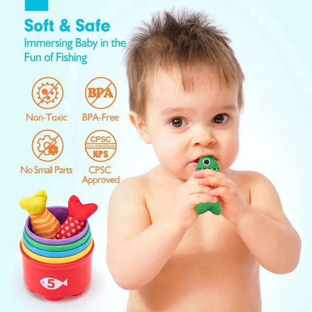 Alt view image 5 of 7 - Montessori Toys for 1 Year Old Boy Girl Birthday Gift-Fishing Game