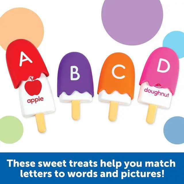 Alt view image 2 of 5 - Mini ABC Pops Alphabet Toys, ABC Puzzle, Phonics Games for Toddlers, Fine Motor Toys, Play Food Set, Preschool Activities, Sensory Bin Letters, Gifts for Kids