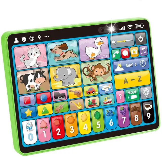 Main image of 5-Language Learning Tablet Toy for Toddler 1-3 with Speech Therapy