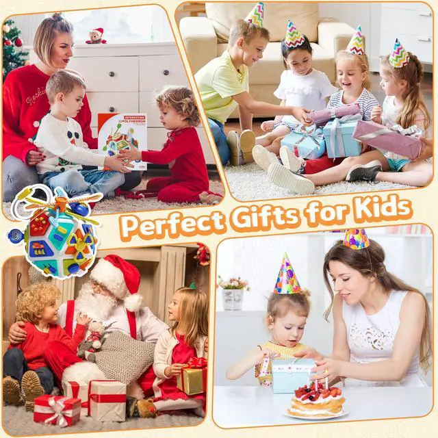 Alt view image 7 of 7 - 22 in 1 Busy BoardActivity Cube Montessori Sensory Fine Motor Skills Toys
