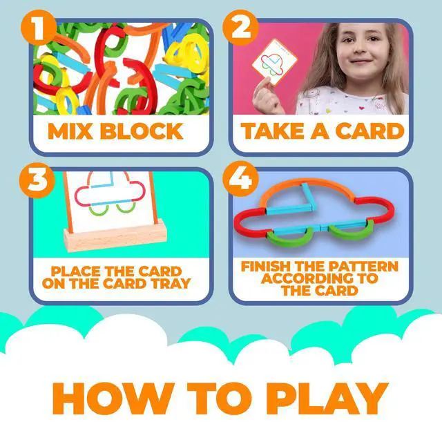 Alt view image 7 of 7 - Stem Kids Toys for Creative Learning Building Educational Resources Kids Toy for Preschool and Kindergarten 3 4 5 6 Years Old Boys and Girls Brain Teaser Smart Sticks Toys