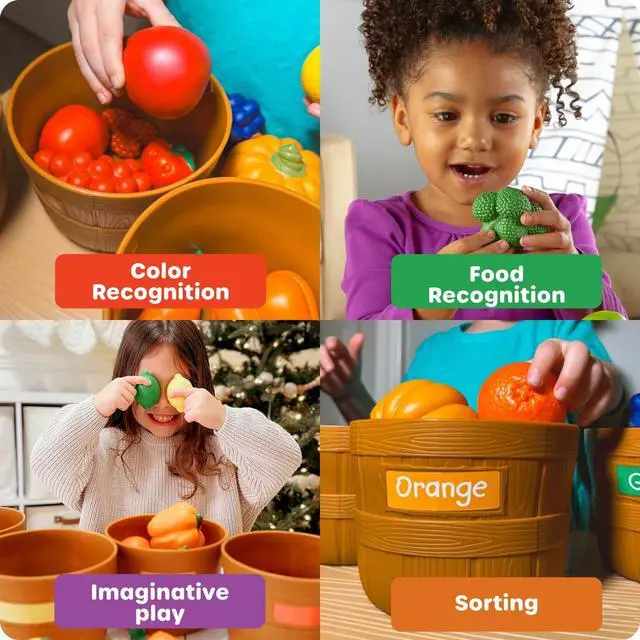 Alt view image 4 of 7 - Farmer's Market Color Sorting Set