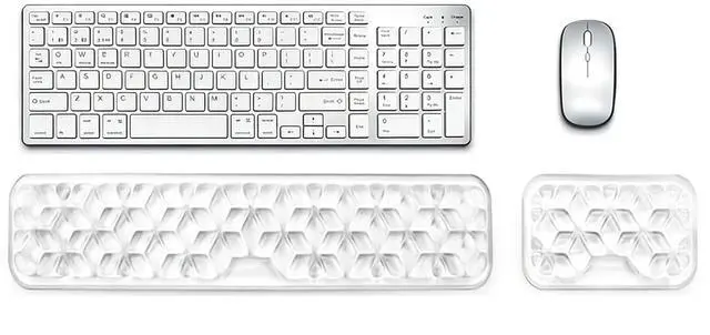 Main image of Mouse Pad with Wrist Rest - Ergonomic Wrist Rest -Desk Decoration- Soft and Flexible, Non-Slip - Can Relieve Long-Term Office Wrist Pain - Ideal for Office, Computer, Laptop