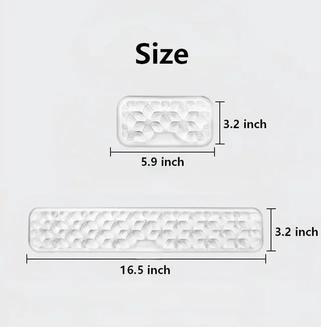Alt view image 2 of 6 - Mouse Pad with Wrist Rest - Ergonomic Wrist Rest -Desk Decoration- Soft and Flexible, Non-Slip - Can Relieve Long-Term Office Wrist Pain - Ideal for Office, Computer, Laptop
