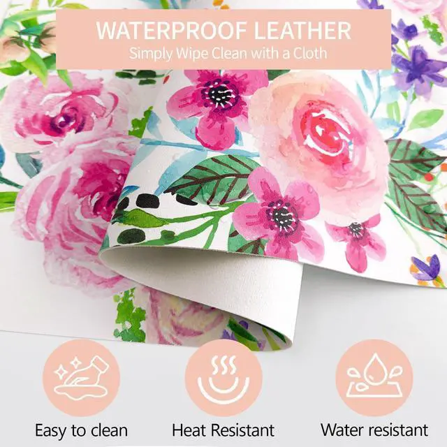 Alt view image 5 of 7 - Long Desk Mat, Large Mouse Pad for Desk, Women Girls Waterproof Large Keyboard Pad, Cute Computer Mat for Office Work/Home/Decor/Desktop Accessories (47.2"x16.9")