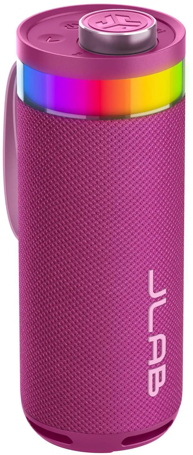 Main image of Go Party, Portable Bluetooth Speaker, Waterproof, RGB Lighting, LabSync, Mulberry