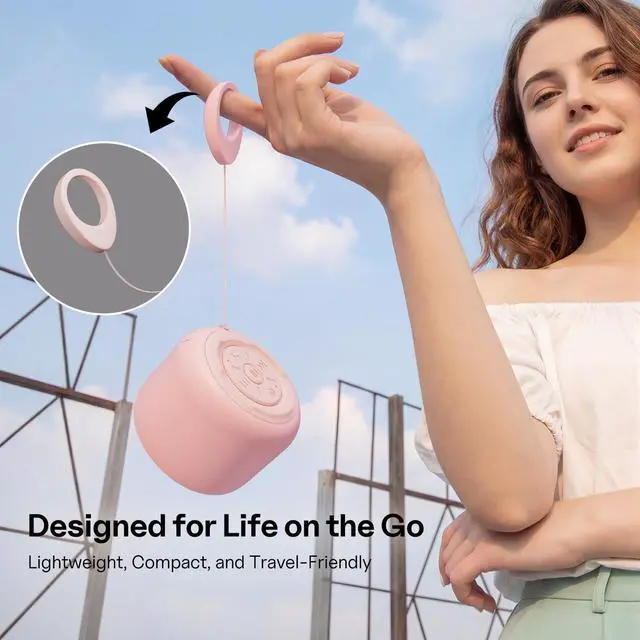 Alt view image 7 of 7 - Portable Bluetooth Speakers Mini Speaker with Strap Easy to Carry