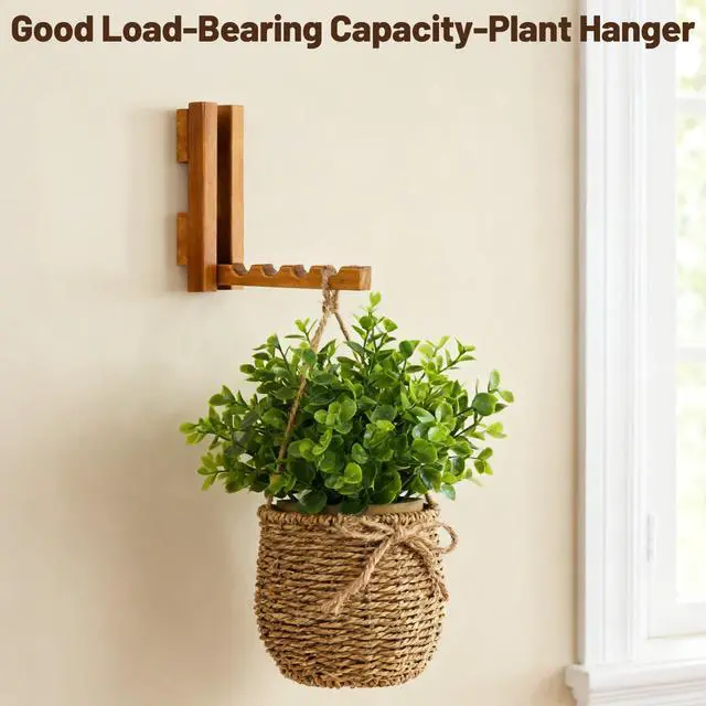 Alt view image 5 of 7 - Wood Wall Mounted Clothes Drying Rack, 6 Inch Small Spaces Foldable Clothes Wall Hanging Racks, Wooden Folding Clothes Hanger Racks for Apartments Closet Balconies Laundry Room, Bedroom, Living Room