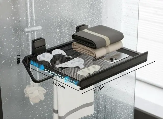 Alt view image 2 of 5 - Indoor Clothes Drying Rack Foldable,Wall Mounted Retractable
