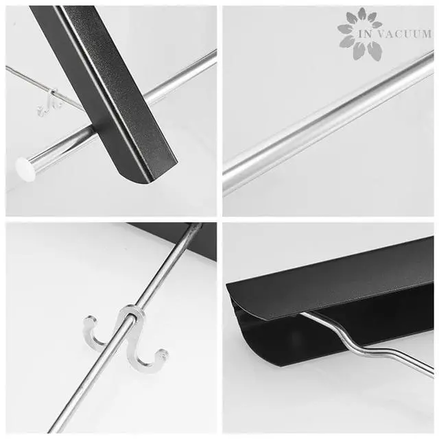 Alt view image 4 of 7 - Clothes Drying Rack, Laundry Racks for Drying Clothes, Foldable Retractable