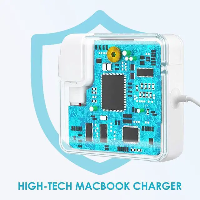 Alt view image 7 of 7 - 85W Mac Book Pro Charger, Replacement AC 85w 2T-Tip Connector Power Adapter,Laptop Charger Compatible with MacBook pro & Mac Book Pro 13 inch-15 inch Retina After Mid 2012