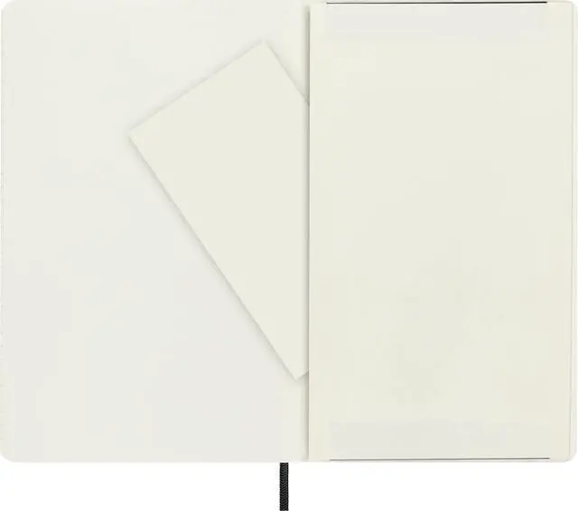 Alt view image 4 of 5 - Classic Notebook, Soft Cover, Large (5"" x 825"") Ruled/Lined, Black, 192 pages" (S07162)