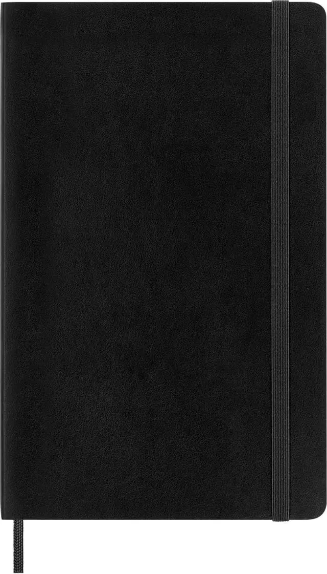 Alt view image 2 of 7 - Classic Notebook, Soft Cover, Large (5" x 8.25") Plain/Blank, Black, 240 Pages