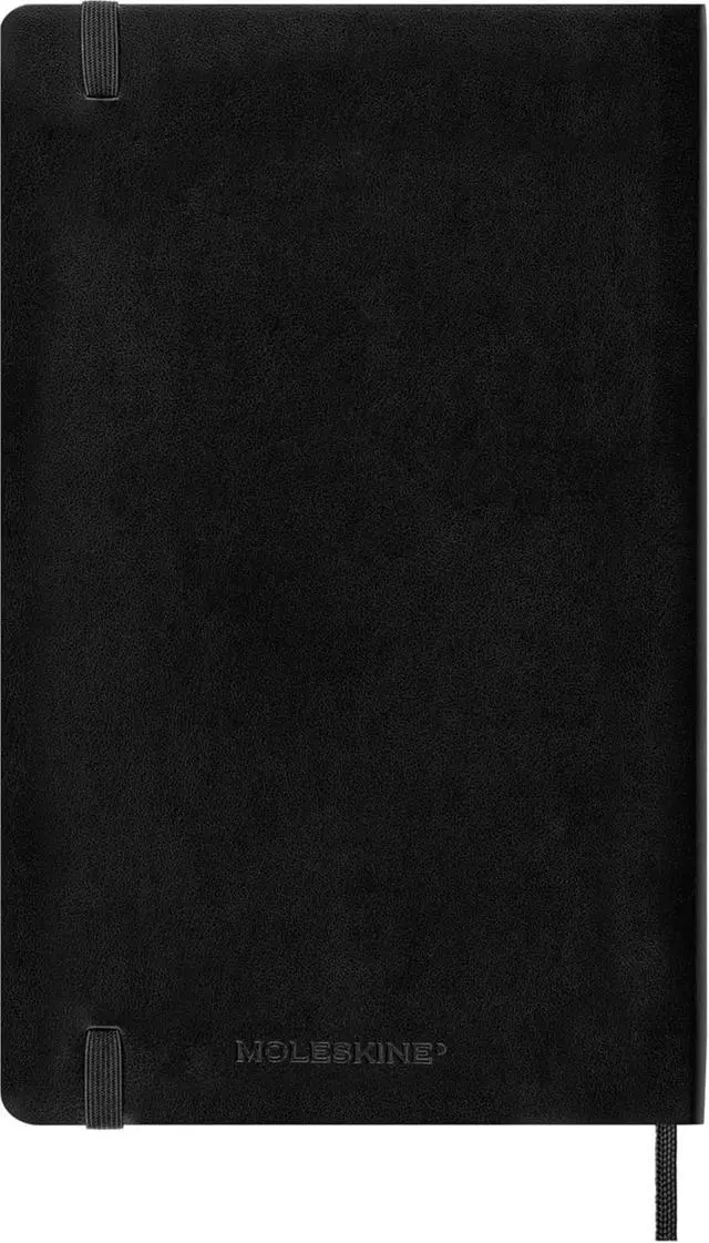Alt view image 3 of 7 - Classic Notebook, Soft Cover, Large (5" x 8.25") Plain/Blank, Black, 240 Pages