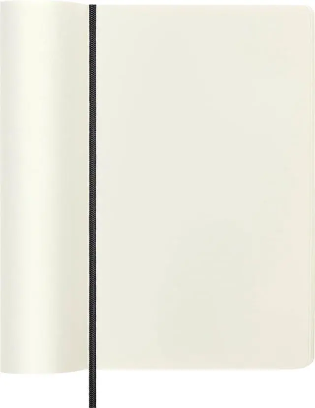 Alt view image 5 of 7 - Classic Notebook, Soft Cover, Large (5" x 8.25") Plain/Blank, Black, 240 Pages