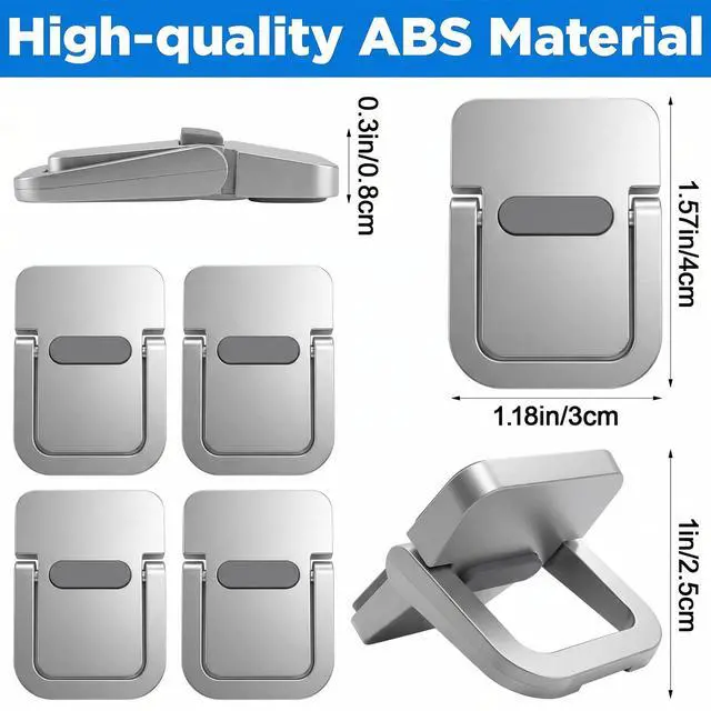 Alt view image 2 of 7 - Portable Keyboard Riser, 4PCS Self Adhesive Laptop Stand