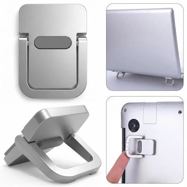 Alt view image 3 of 7 - Portable Keyboard Riser, 4PCS Self Adhesive Laptop Stand