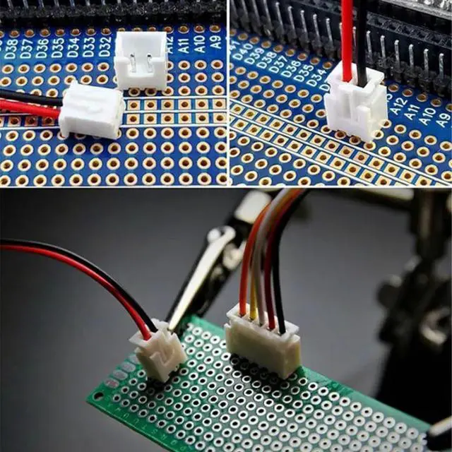 Alt view image 5 of 6 - 1270Pcs XH2.54mm Connector Kit 2P 3P 4P 5P Housing & Pin Headers