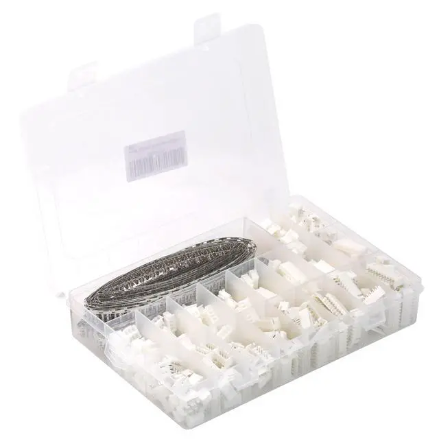 Alt view image 6 of 6 - 1270Pcs XH2.54mm Connector Kit 2P 3P 4P 5P Housing & Pin Headers