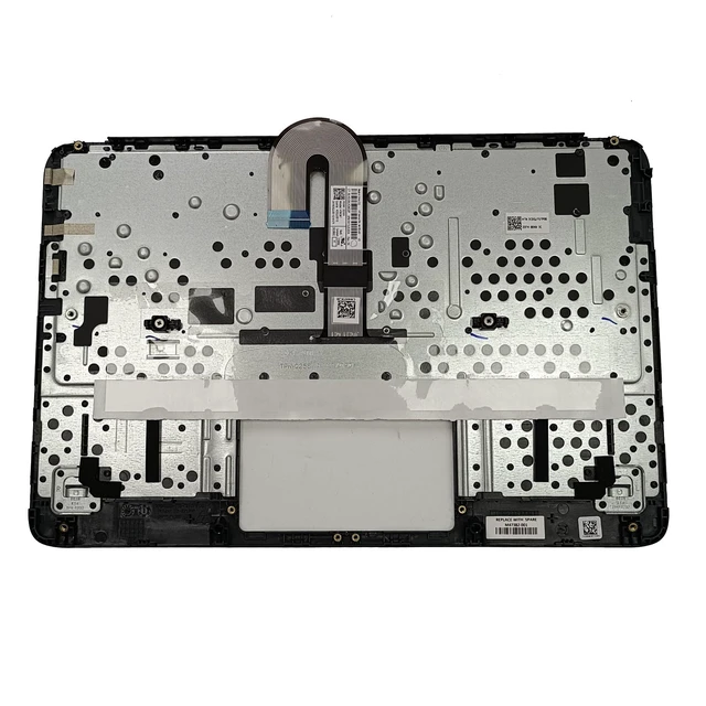 Alt view image 2 of 7 - Replacement for HP Chromebook 11 G9 EE M47382-001 Laptop Upper Case Palmrest Keyboard Assembly Part Black